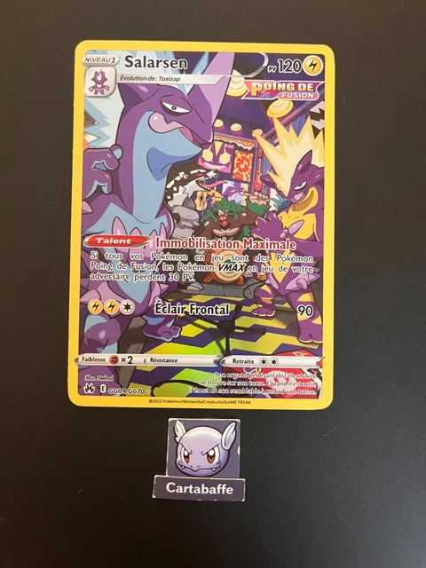 Salarsen – Coffret De 10 Cartes Pokémon Françaises – Full Art Secrète Poing De Fusion – Myboost X – Zénith Suprême – GG09/GG70 – Sans Doubles