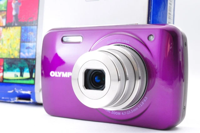 OLYMPUS VH-210 DIGITAL Camera Purple Tested Accessories Included