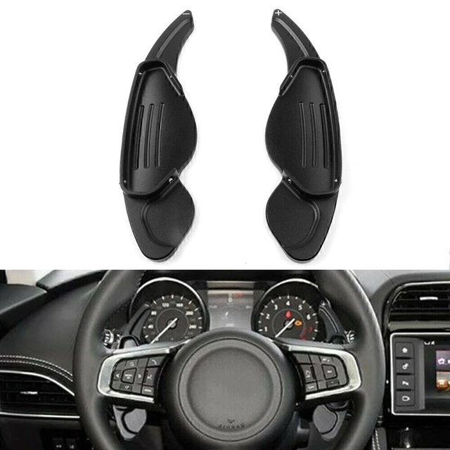 Cambio estensione paddle volante lega per Land Rover Jaguar nero