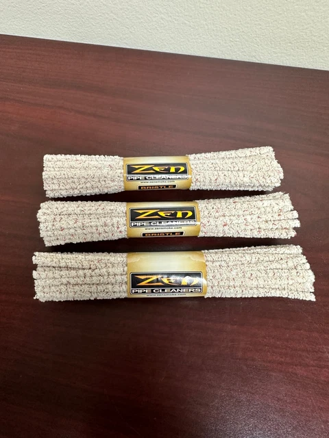 ZEN Pipe Cleaners - Hard Bristle, 4 Bundles (44 Per Bundle) Total 176 Count