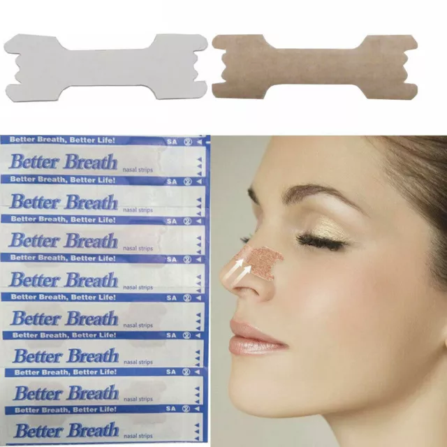 10-1000 Nasal Strips Patch (Large) Breathe Better Anti Snoring Sleeping Aids