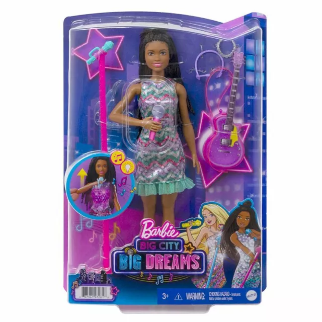 New Barbie Singing Brooklyn Doll - Big City, Big Dreams (GYJ22)