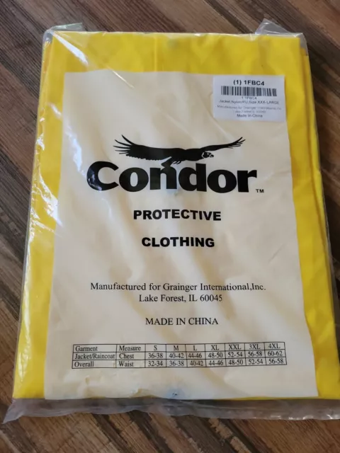Nip Vintage Condor Protective Jacket Sz 3X Xxxl-Usa