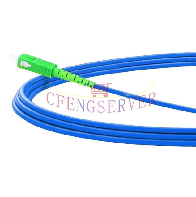50M SC/APC TO SC/APC Simplex Single Mode Armored PVC Fiber Patch Cord ...