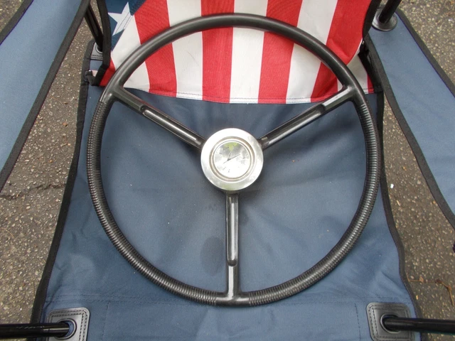 16-3/4 Dia Ford Falcon Econoline Truck Steering Wheel W/Horn Parts Early Takeoff