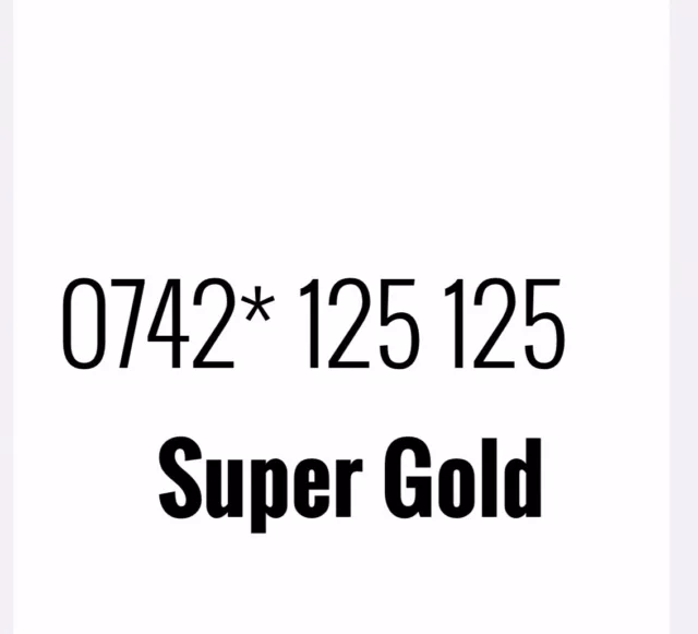 Gold Vip Business Easy Memorable Mobile Phone Number Platinum Sim