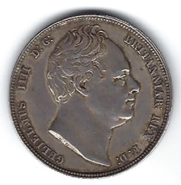 1836 William IV Milled Silver Half Crown