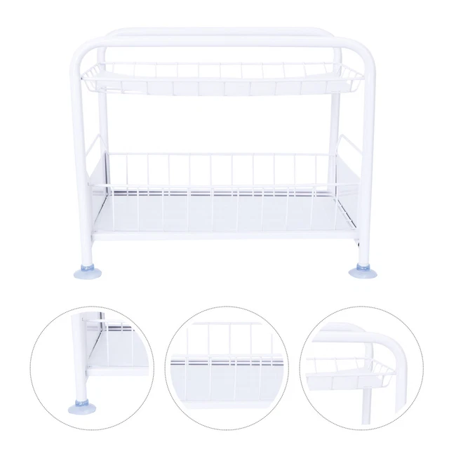 Scaffale per magazzino acciaio al carbonio scaffale per lavandino supporto spezie supporto per stoccaggio