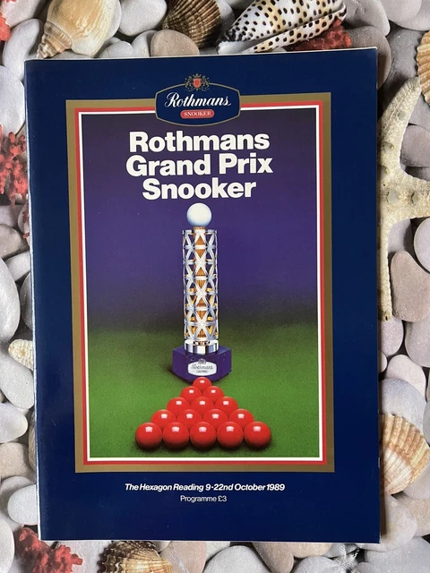 ROTHAMS GRAND PRIX Snooker Programme 1989! £2.50 PicClick UK