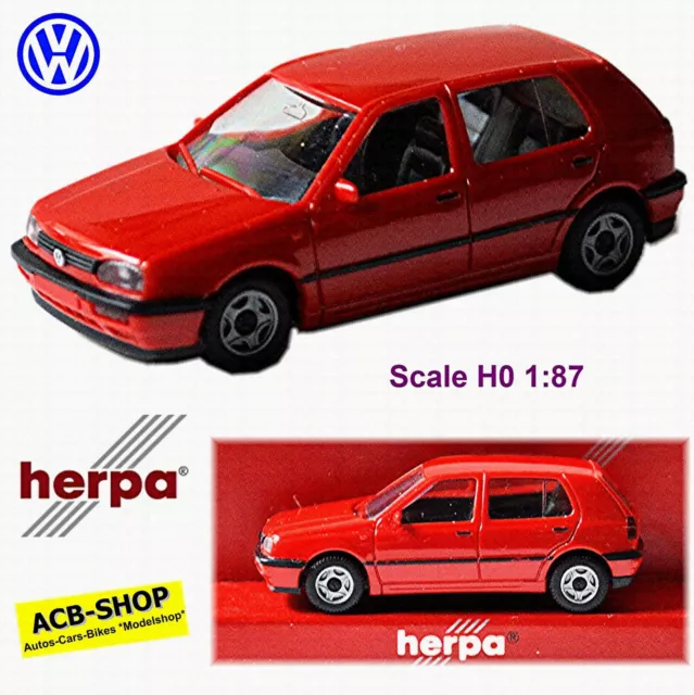 Diecast model cars Volkswagen Polo 1/87 Herpa 2-turig black