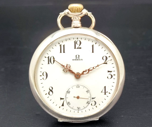 Montre à Gousset Ancienne MGBM Genève - Plaquée Or - Années 1920 - 51 Mm - Occasion Bon état