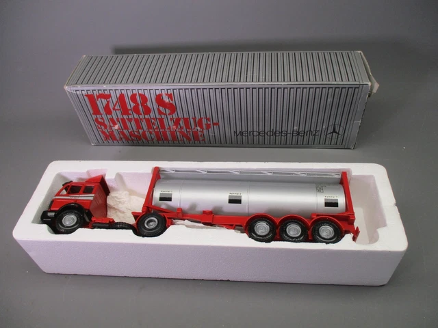 Albedo / Herpa Mercedes Benz NG Sattelzugmaschine Zentis Konfitüren im Maßstab 1:87 H0 - HO