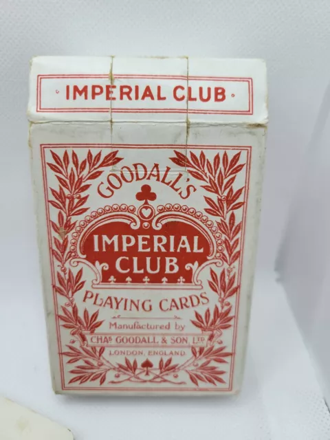 Vintage Goodall's Imperial Club Playing Cards & Canasta Official Rule Book