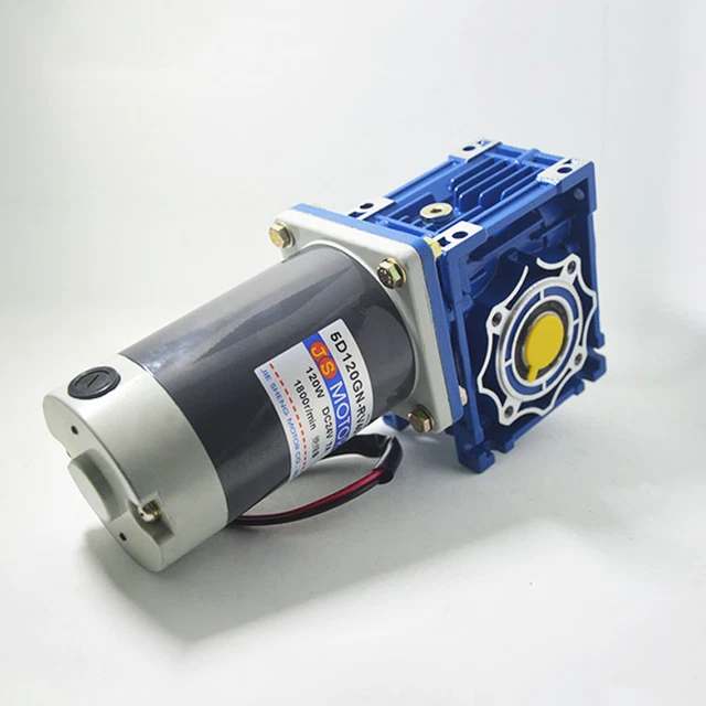 Schneckengetriebe-Motor 120W 12V DC – Hohes Drehmoment, Selbsthemmend, 1:50 Übersetzung, Für Maschinen & Automaten