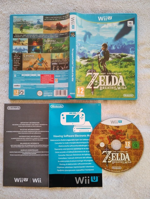 Jeu The Legend Of Zelda: Breath Of The Wild Pour Wii U - Édition Spéciale PAL - Disque Neuf Et Testé