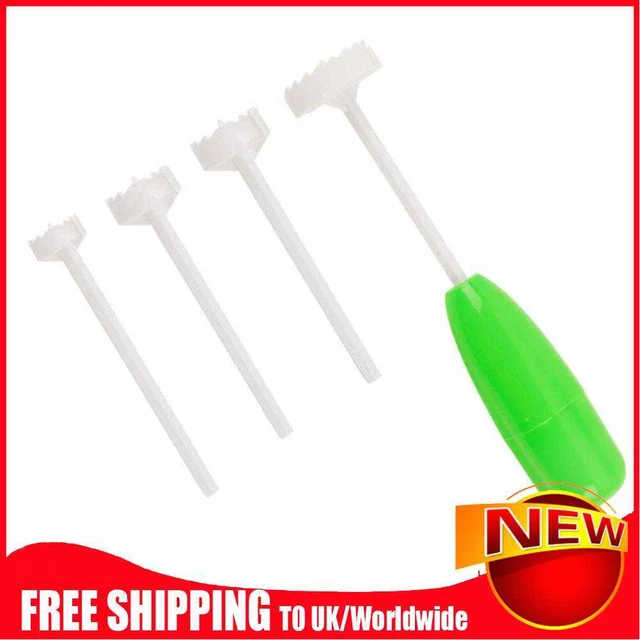4x Fruit Corer Eliminar Cortadora Excavación Vegetal Cortador en Espiral Gadget de Cocina