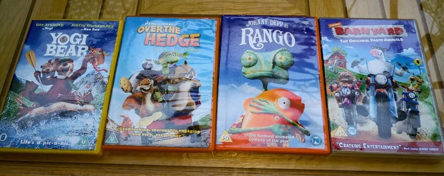 YOGI BEAR /OVER The Hedge /Rango /Barnyard DVD'S Family. PG/U/G Region2 ...