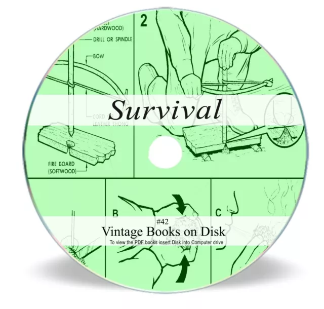 Old Wilderness Survival Books on DVD Trapping Hunting Bushcraft Outdoor Skill 42