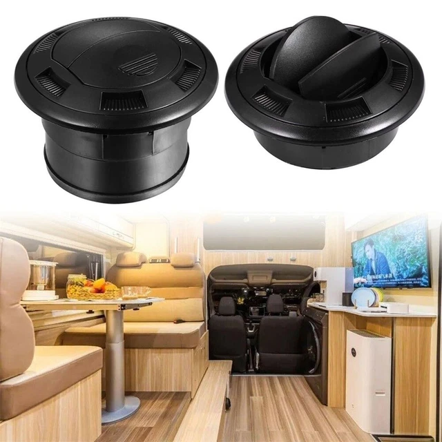 Boat Round Ventilation Blade Marine Parts Louvered Car RV A/C Air Outlet Vent