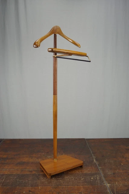 Guardaroba anni 60 cameriere uomo servo silenzioso appendiabiti vintage anni 70 6