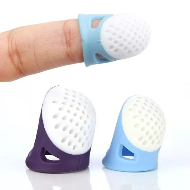 Ergonomic Silicone Thimble Sewing Patchwork Quilting Comfy Prym Blue Purple S L