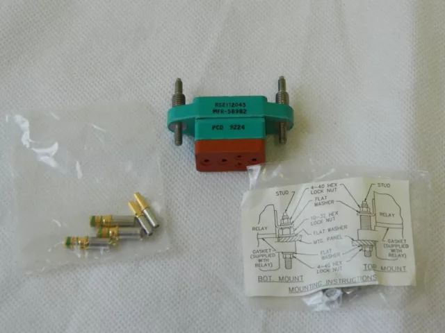 Active Mil-Spec Amphenol PCD RSE112043 Series:MIL-PRF 12883 Relay Socket [1R1C]