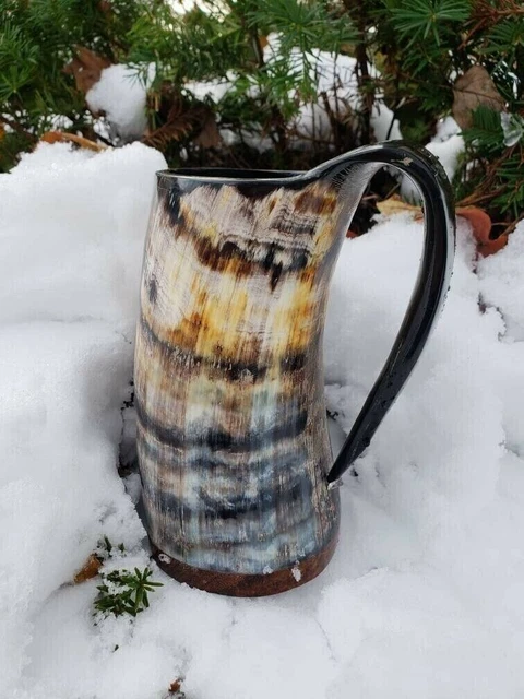 Large 16-24oz Viking Tankard Drinking Horn Beer Mug