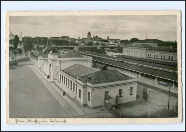 XX001711/ Posen (Warthegau)  Bahnhof AK 1941