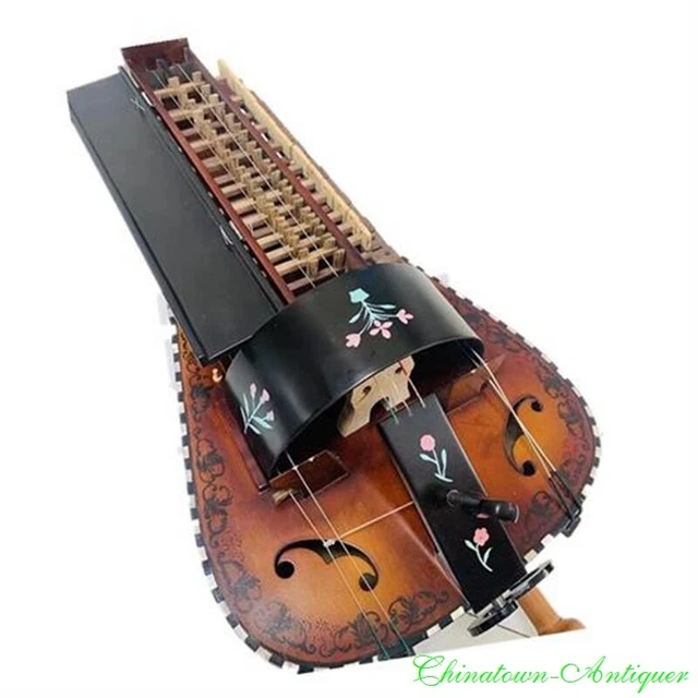 Medieval Style Classical Instrument Hurdy-Gurdy Lira 6-strings 24 Keys #0225 11