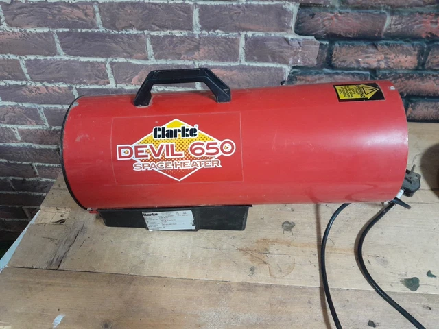CLARKE DEVIL 850 Space heater PROPANE £35.00 - PicClick UK