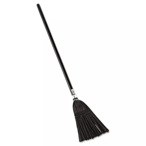 Rubbermaid Commercial Lobby Pro Synthetic-Fill Broom - Black