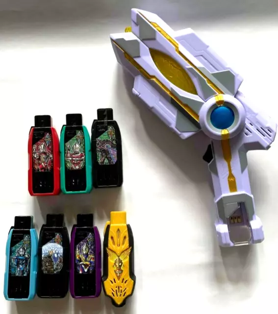 Ultraman Trigger Guts HyperKey7-piece Set Guts Sparklens used JAPAN