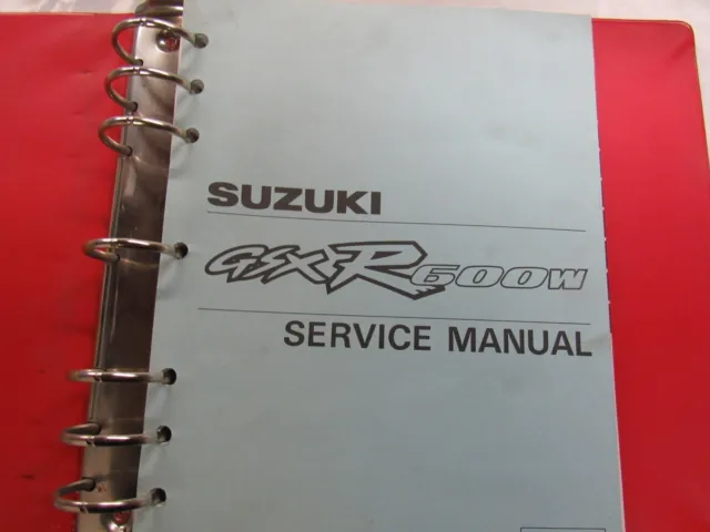 Genuine Suzuki Dealer Service Repair Manual GSXR600 GSXR600W
