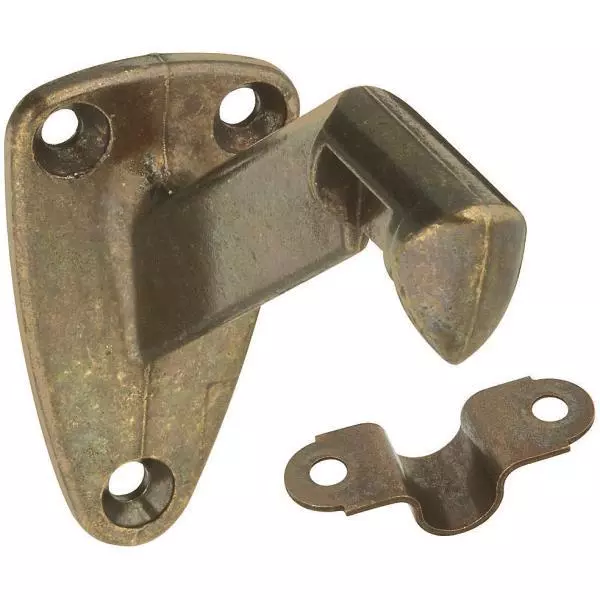 5 Pk Die Cast Antique Brass Wooden Stair Staircase Handrail Bracket N159566