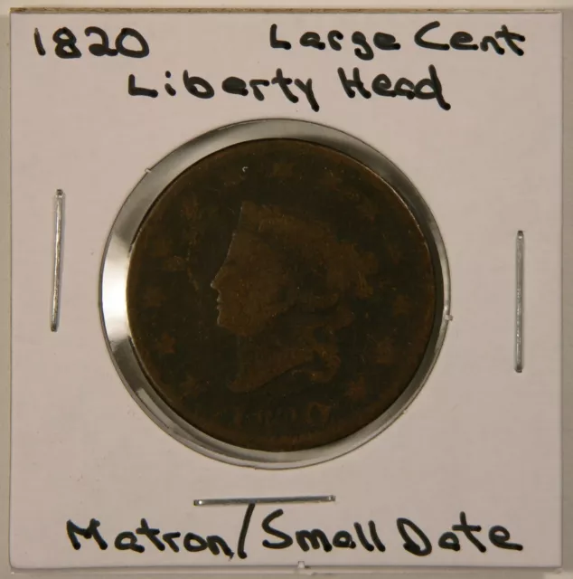 1820 Liberty Head Large Cent Value