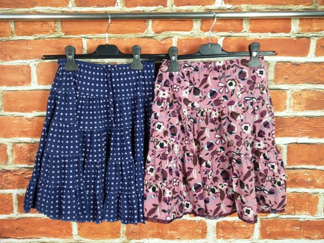 Pacchetto Gonna Ragazze Età 5-6 Anni Fondo Next Flowy Set Gonna Fiorita Spotty Bambini 116Cm