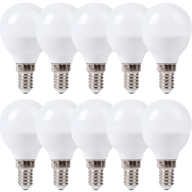 10 x LightMe LED Leuchtmittel Tropfen 3W =25W E14 matt 250lm warmweiß 2700K 300°