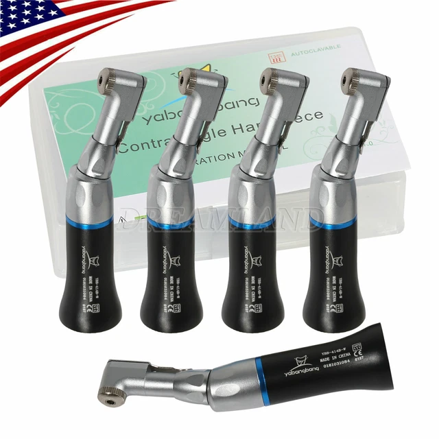 5 Yabangbang Dental Low Slow Speed Contra Angle Handpiece Latch E-type For NSK