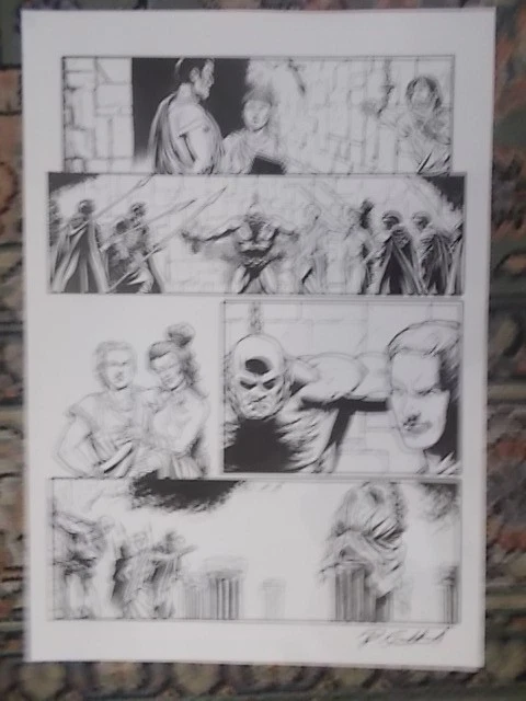 ORIGINAL ARTWORK PAGE Aqulia eisode 5 Page 5 £104.70 - PicClick UK