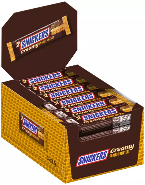 Snickers Creamy Peanut Butter, 24 x 36,5g - ab 14,39 € mit Multirabatt