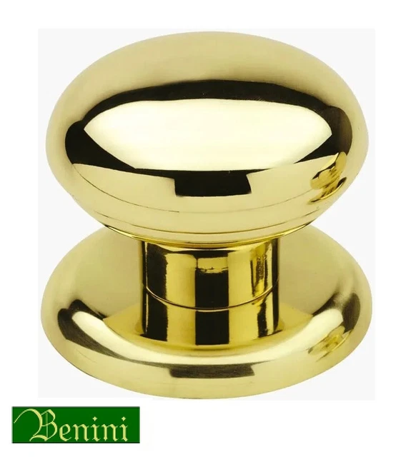 Pomolo In Ottone Zigrinato - Con Filetto, 40 Mm, Filetto 10 Mm