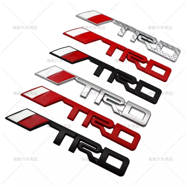 OZ stock - TRD 3D Badge Emblem Sticker Decal fit any car 3