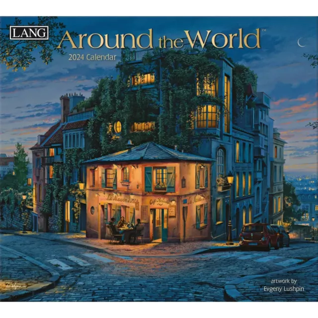 LANG tujsf AROUND the World Wall Calendar by Evgeny Lushpin 19.99