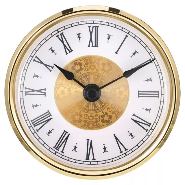 High Quality Quartz Clock Movement Replacement with 80mm Insert Clear Lens