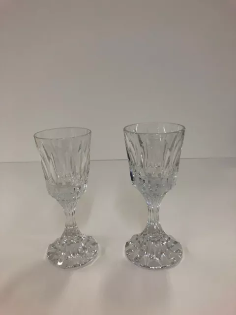A pair of Baccarat crystal Goblets Downton Abbey Glasses