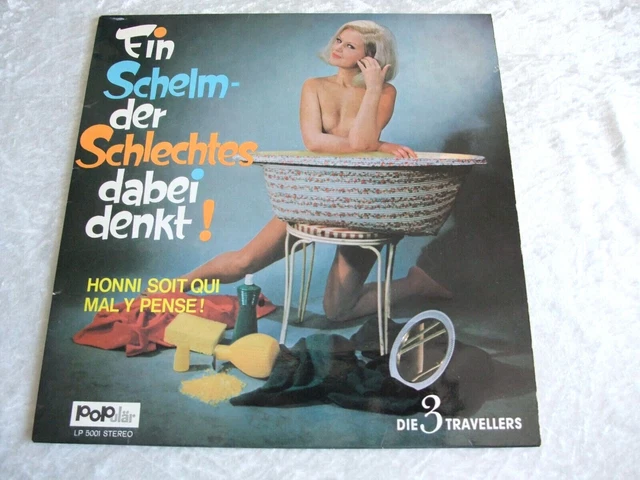 LP Die 3 Travellers Ein Schelm, der Schlechtes dabei denk! 1965, Near Mint, RARE