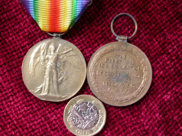 Replica Copy WW1 South Africa Biligual Victory Medal Full size