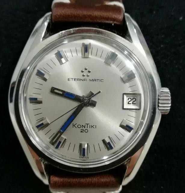 ETERNA MATIC KONTIKI 20 Rare Edition Circa 1960 Vintage EUR 396,05