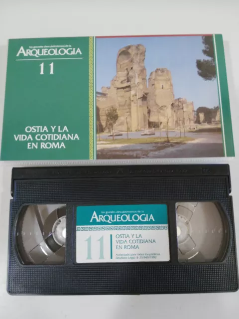 Ostia Y La Vida Cotidiana En Roma Vhs Grandes Descubrimientos De La Arqueologia