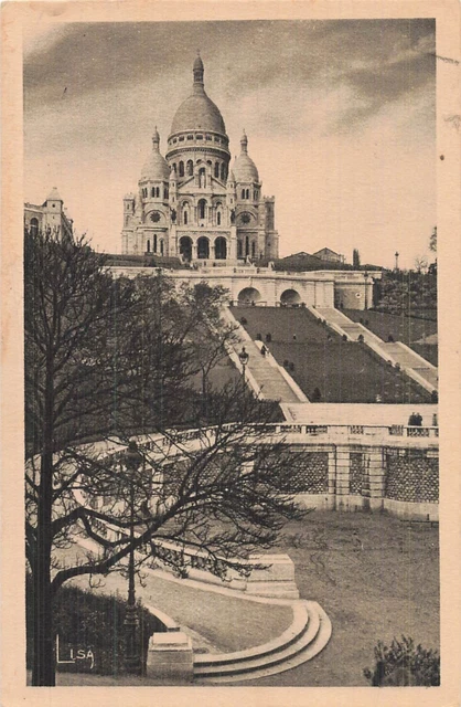 CPA PARIS MONTMARTRE Montage de La Savoyarde au Sacré Coeur 16/10/1895